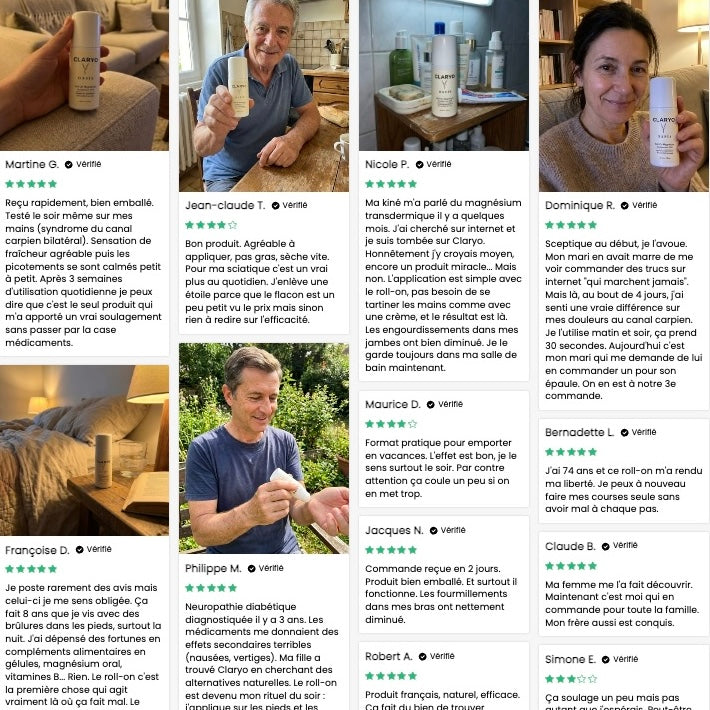 Roll-On Claryo – Soulagement ciblé des douleurs nerveuses, partout, à tout moment