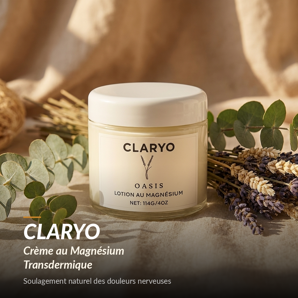 Claryo – Soulagez vos douleurs nerveuses et crampes nocturnes naturellement, dès les premières applications