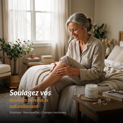 Claryo – Soulagez vos douleurs nerveuses et crampes nocturnes naturellement, dès les premières applications