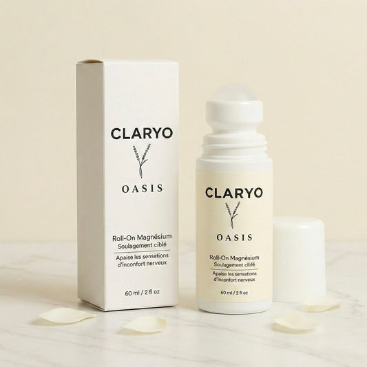 Roll-On Claryo Oasis avec emballage - format 60ml pratique à emporter partout