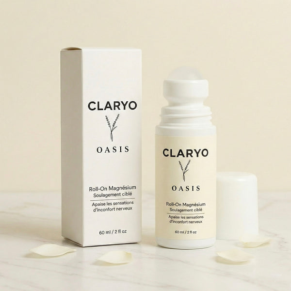 Roll-On Claryo Oasis avec emballage - format 60ml pratique à emporter partout