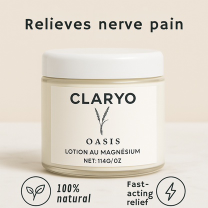 Claryo – Soothe nerve pain and nighttime cramps naturally — from the very first applications.